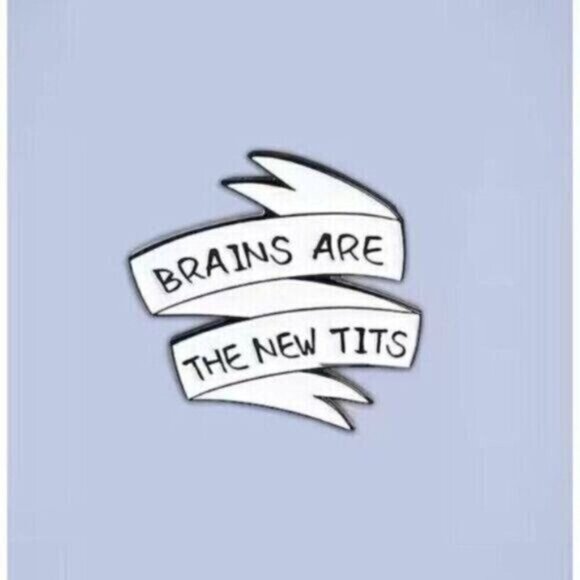 3/20 Brains New Ti*s Enamel Pin - Picture 1 of 1